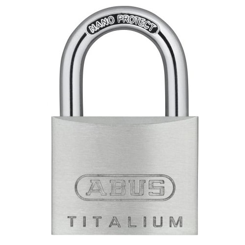 Abus hængelås titalium 60 mm.
