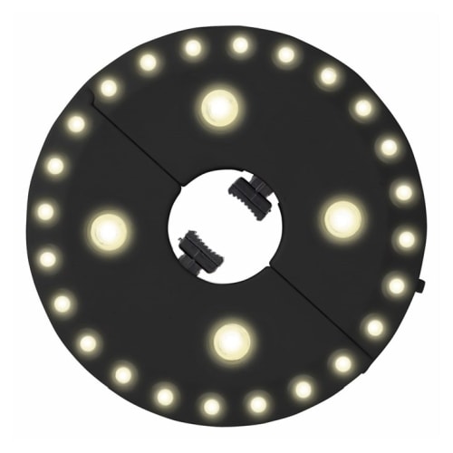 Outfit parasollys Ø16 cm passer til rør Ø24-48 mm