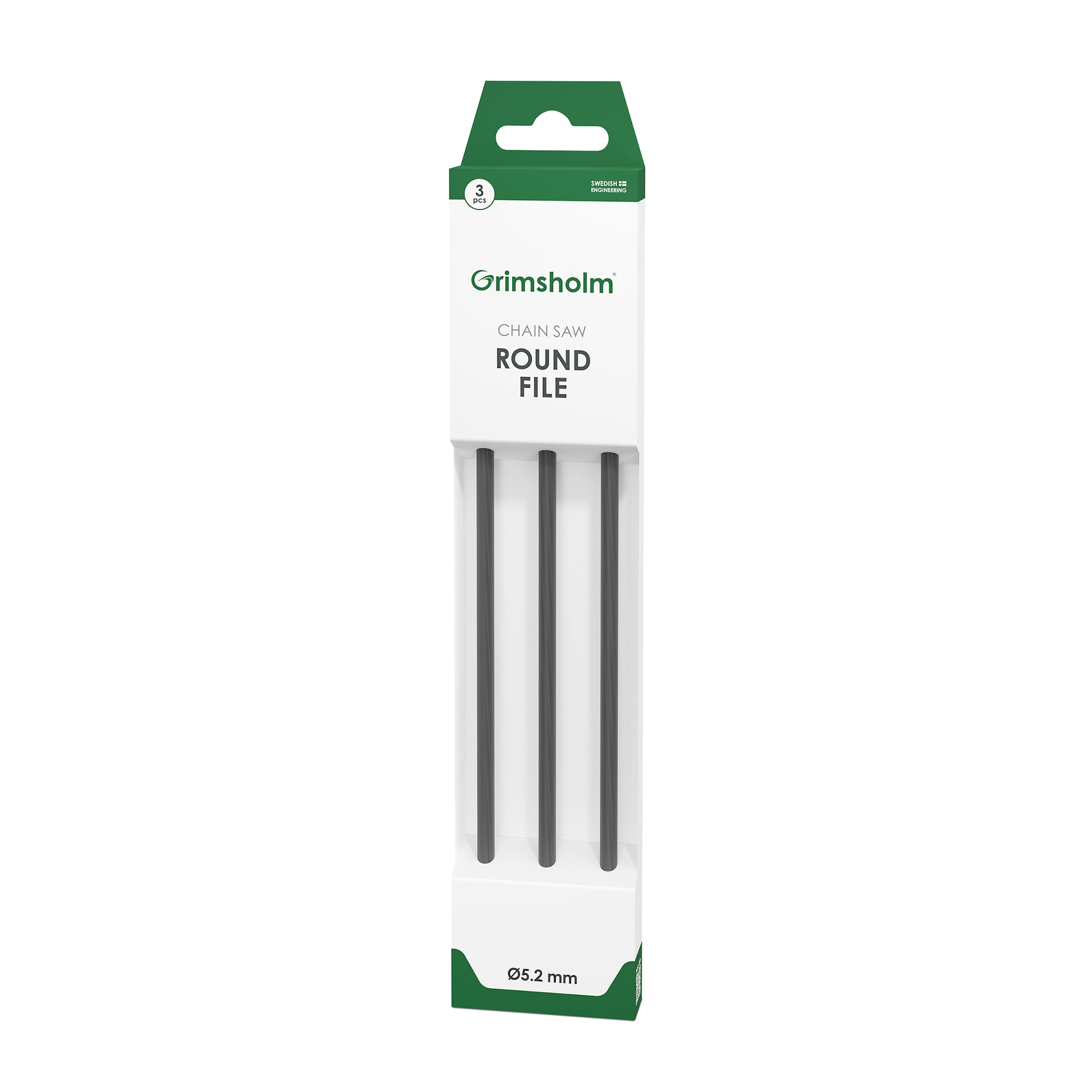 Grimsholm rundfil Premium Cut 5,2 mm, 3-pak