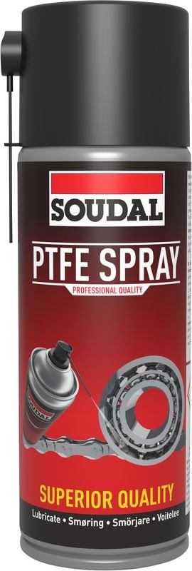 Soudal teflon spray modarbejder slid og friktion 400 ml