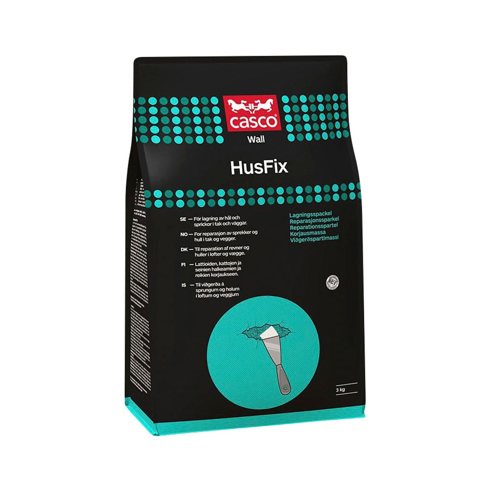 Casco Wall HusFix vægspartelmasse cementbaseret 3 kg