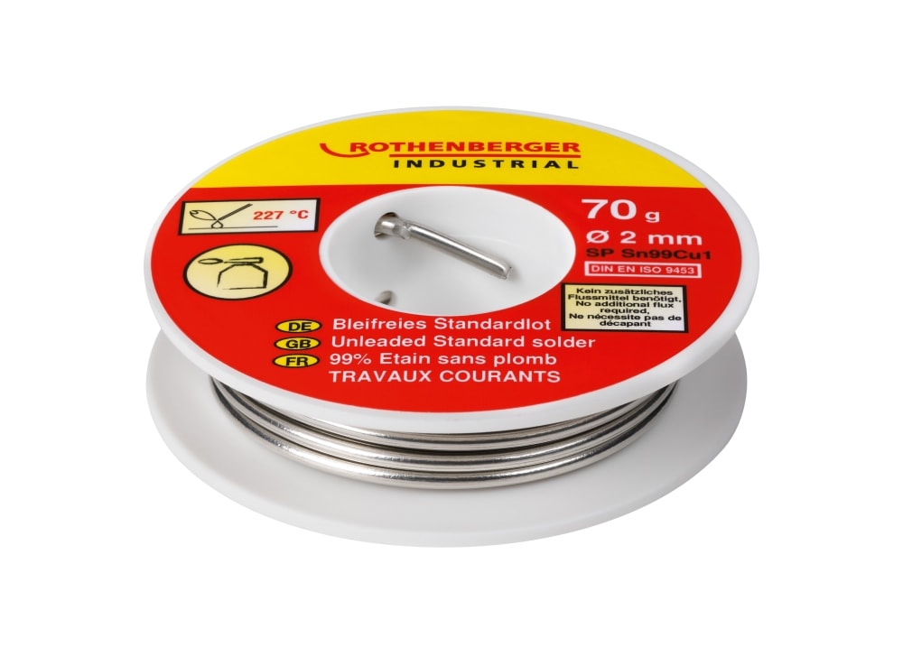 Rothenberger loddetin standard 70 g, blyfrit