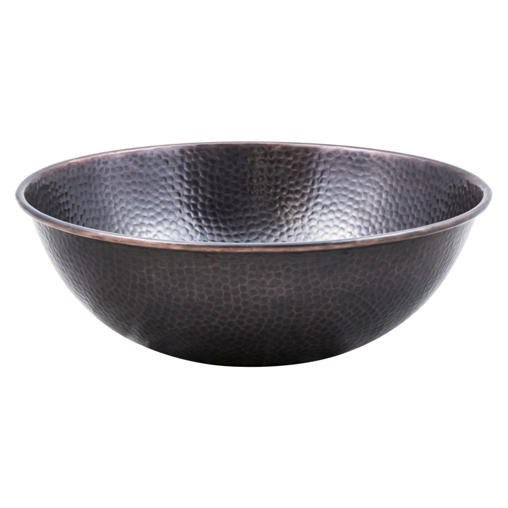 GemLook GL443 håndlavet håndvask i mørkebrun kobber Ø40 cm