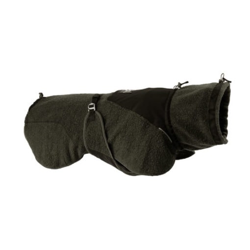 Wool dog jacket, unisex, dark teal, 70