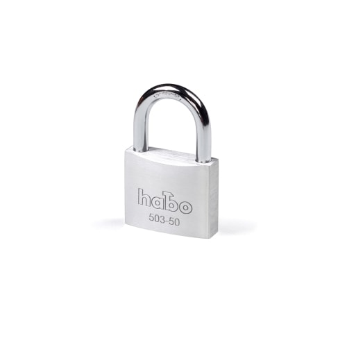 Habo hængelås massiv aluminium 50 mm 503-50