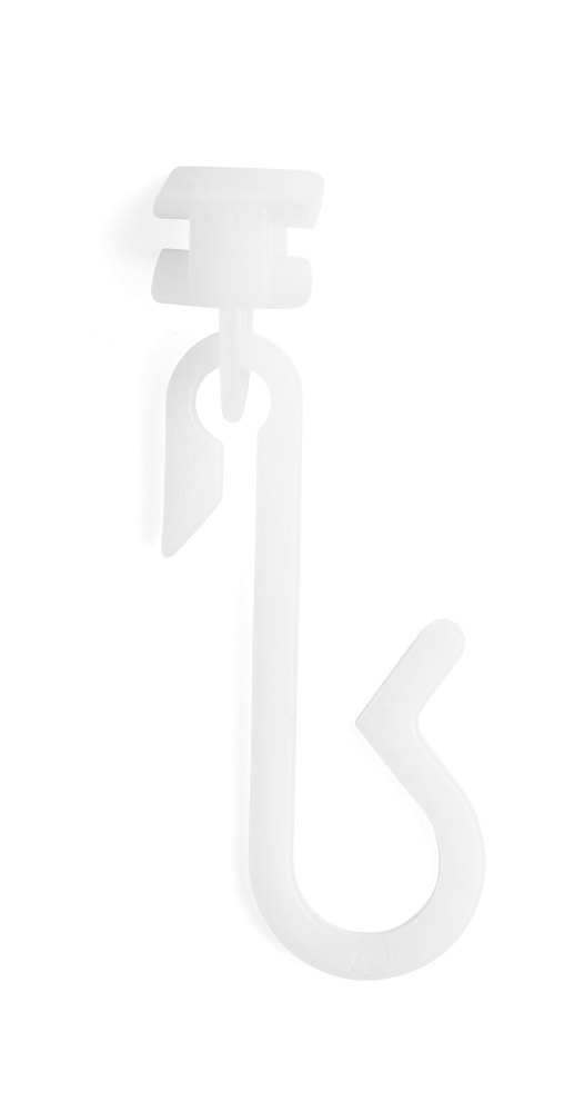 Habo forhængskroge sort 24 stk.