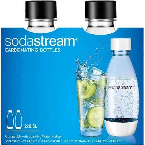 SodaStream Fuse Black flaske 0,5L 2 stk.