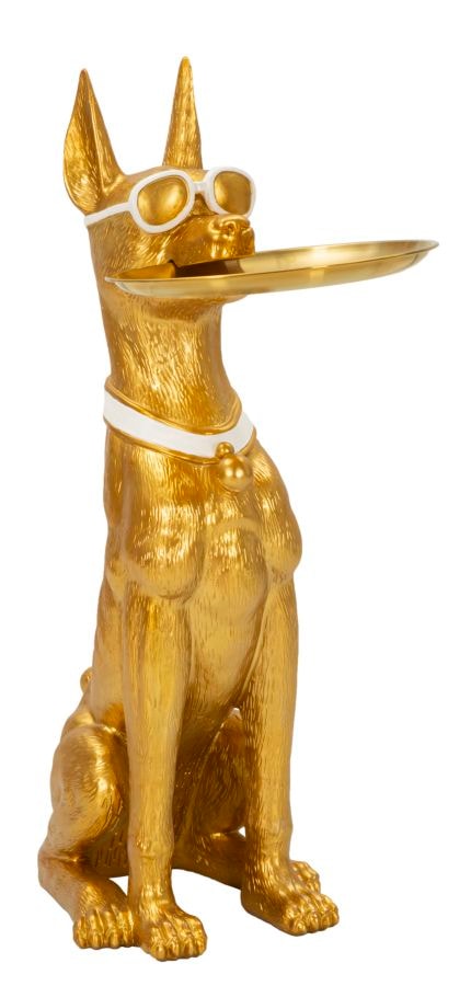 Mauro Ferretti Dog Pit figur med bakke 27 x 51 x 74 cm