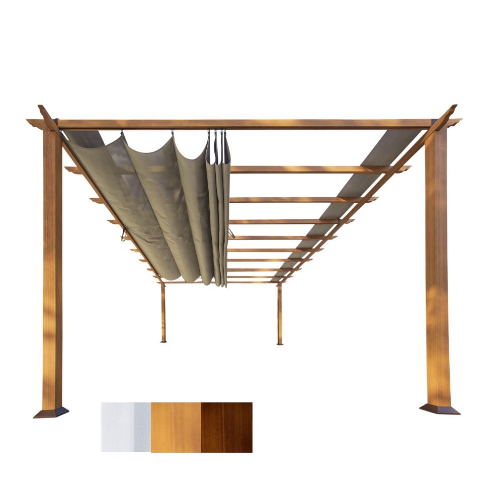 Paragon Outdoor Florenz pergola med solsejl 350 x 505 x 236 cm