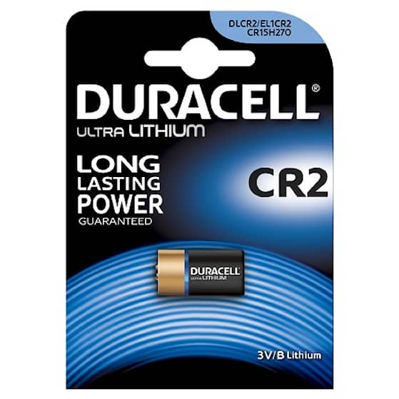 Duracell ultra foto batteri 3V DLCR2 / CR2.Pakke med 1 stk.