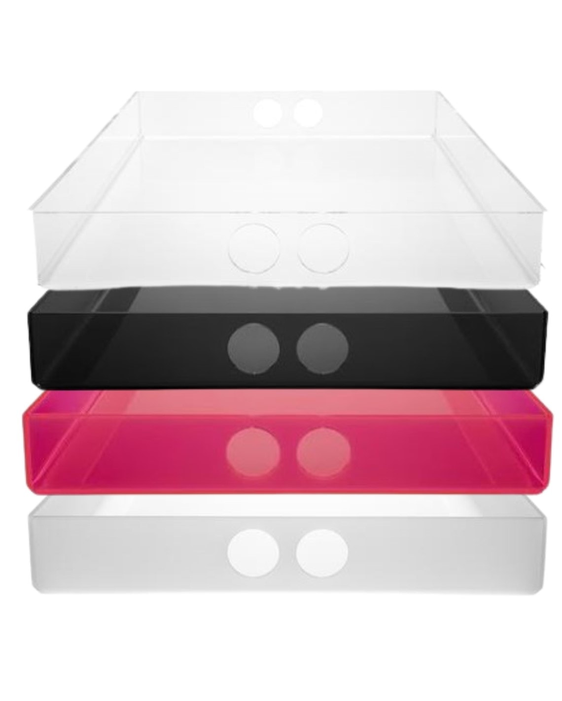 Neon Living Tray Small serveringsbakke i sort