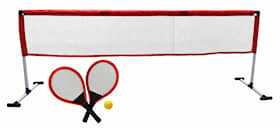 Play>it tennissæt med net, ketsjere, bolde 205 x 72 cm