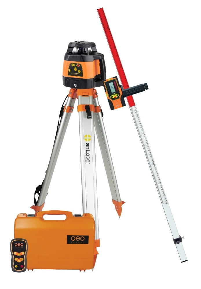 GeoFennel FL245+ HV rotationslaser med modtager FR45 kompletsæt