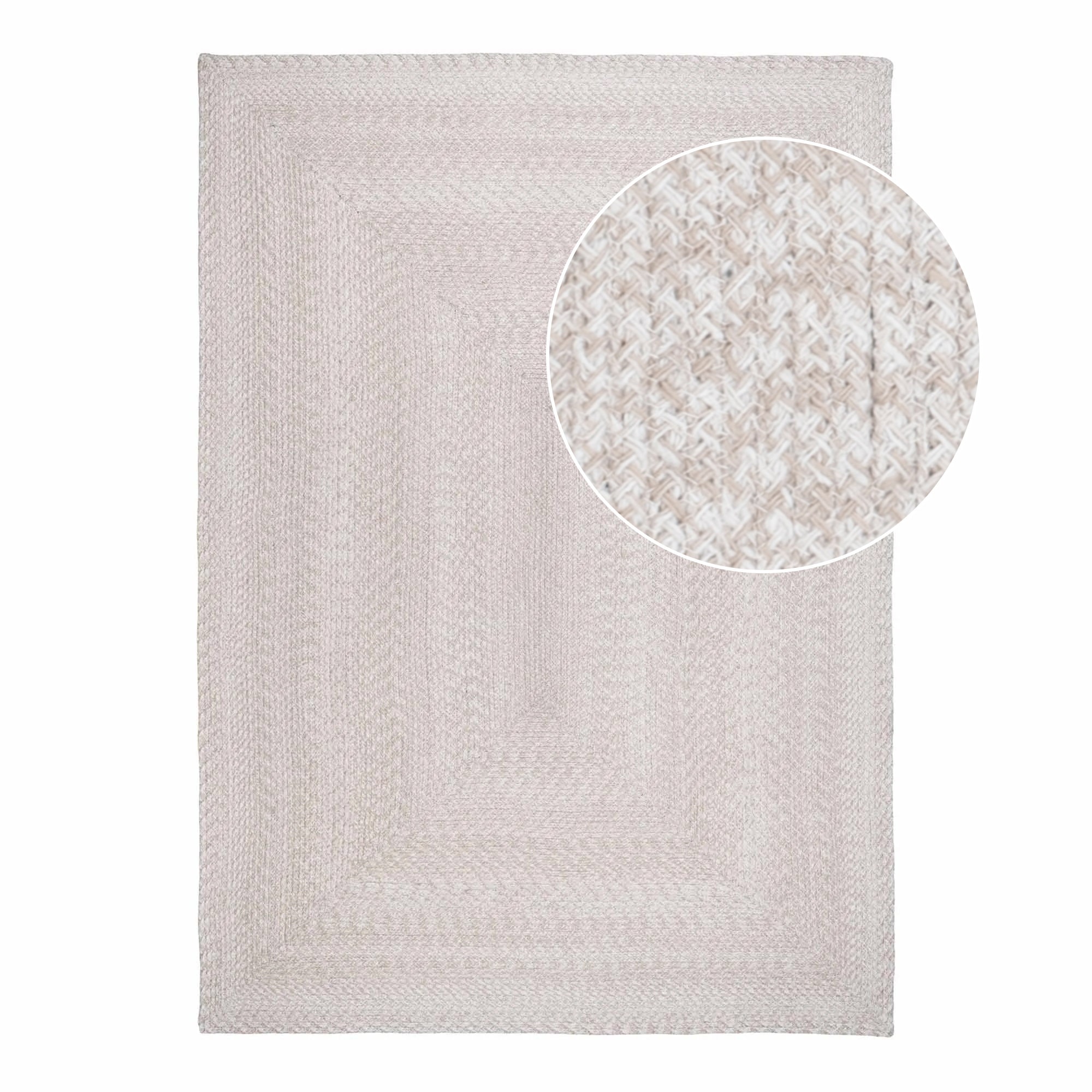 House Nordic Menorca tæppe genanvendt plastik sand 200 x 300 cm