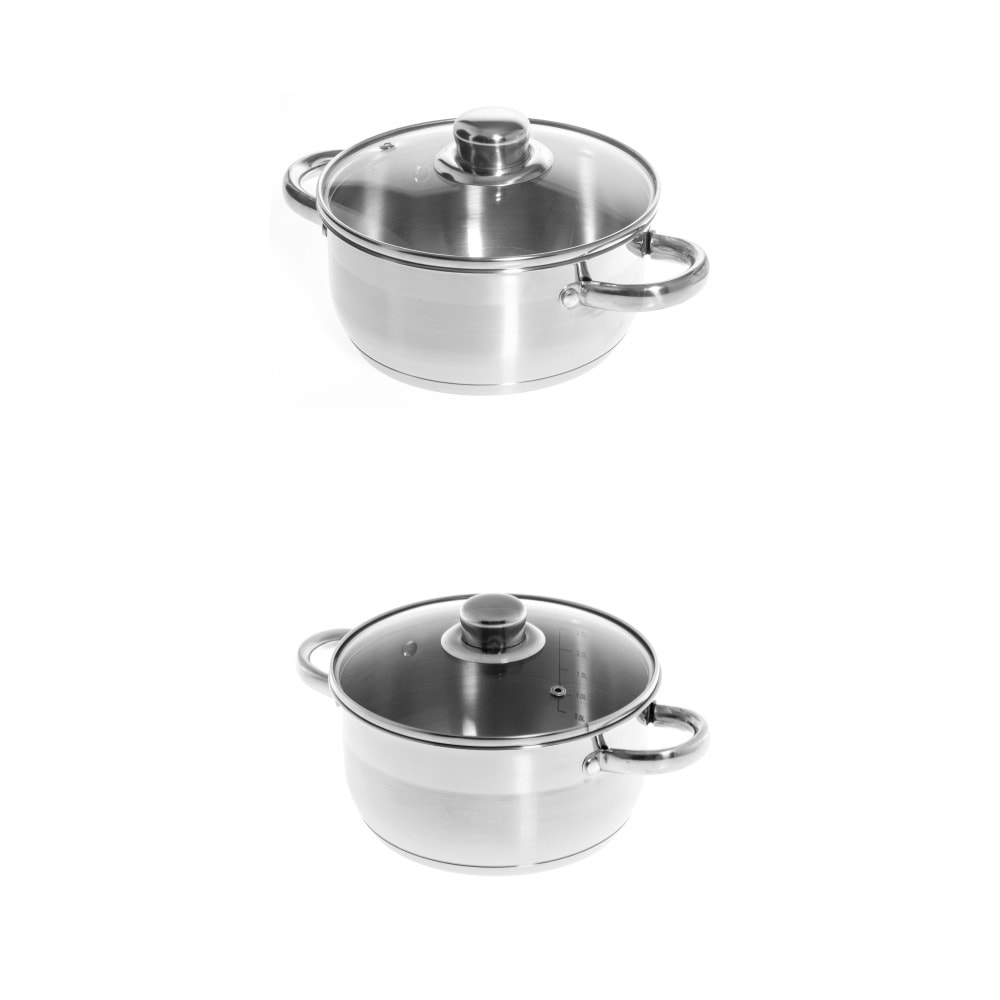 Maku gryde med låg i rustfrit stål