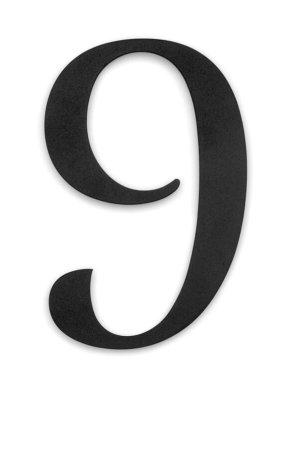 Husnummer nr 9 century sort