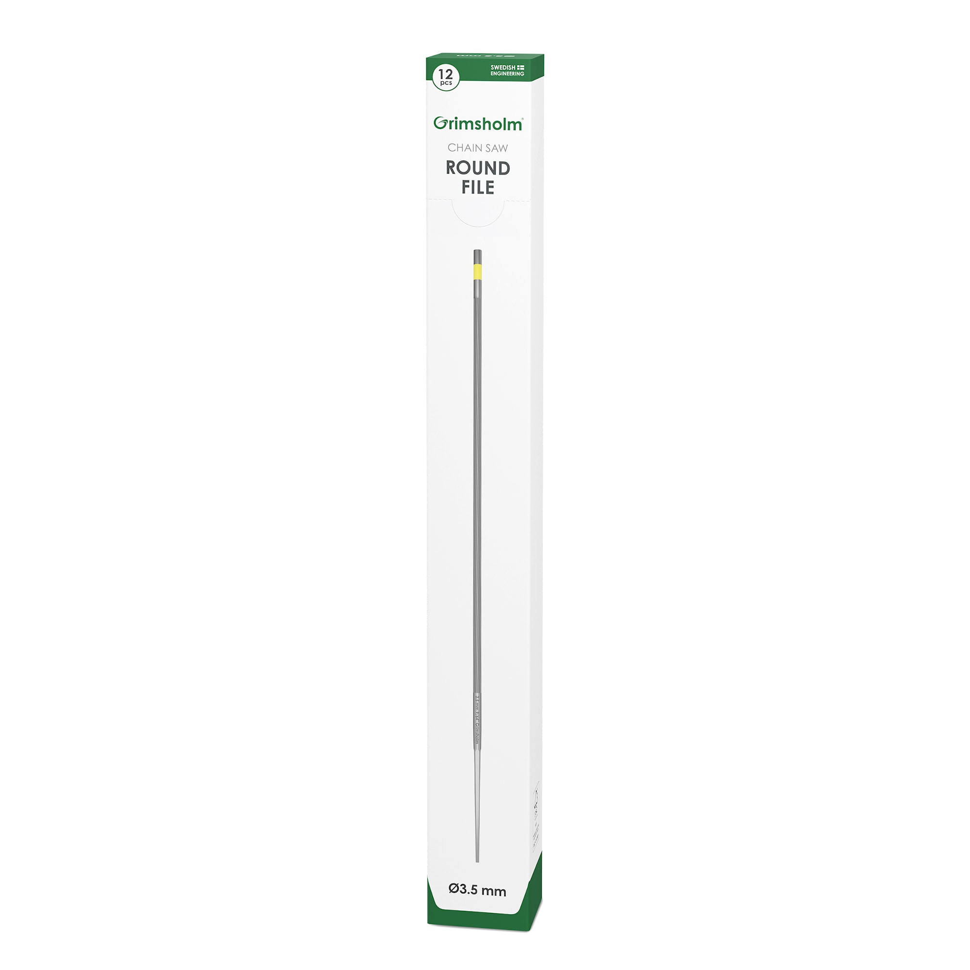 Grimsholm rundfil Premium Cut 3,5 mm, 12-pak