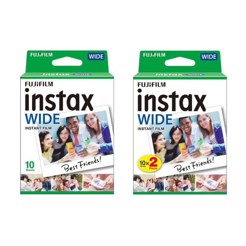 Instax Wide film 20 fotoark/printerpapir - Kamera, Hjemmeelektronik
