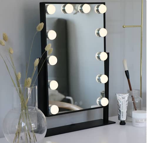 Bathlife Sköna LED kosmetikspejl 36,5 x 47 cm