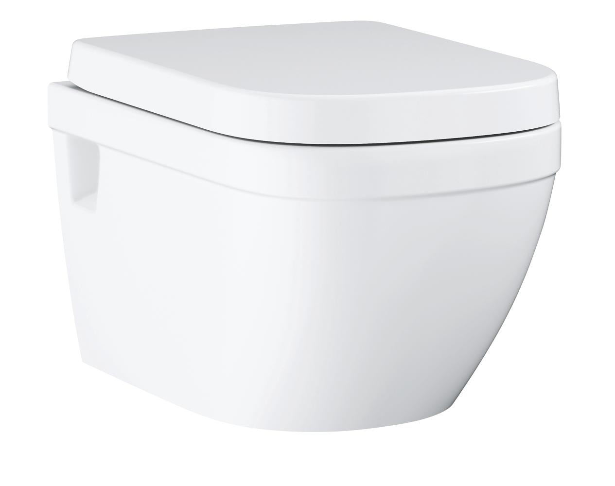 Grohe Euro Ceramic væghængt toilet med softclose toiletsæde - Væghængte toiletter, Toiletter