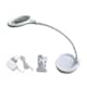 Halo Design Magni Small bordlampe i hvid med 3x forstørrelse