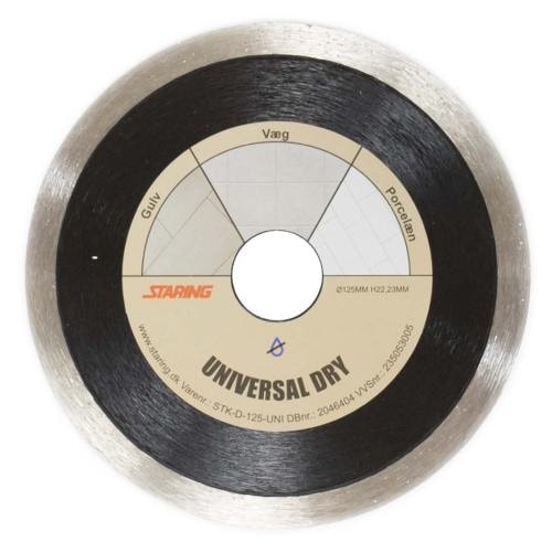 Staring diamantklinge universal dry Ø125 mm