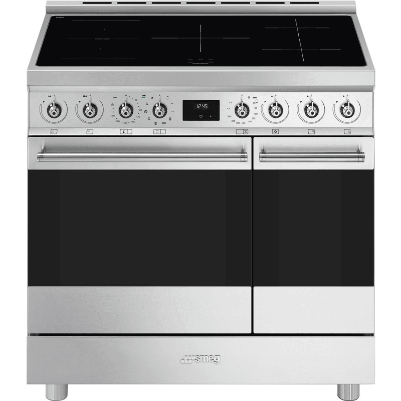 Smeg C92IPX2 induktionskomfur rustfri 90 cm