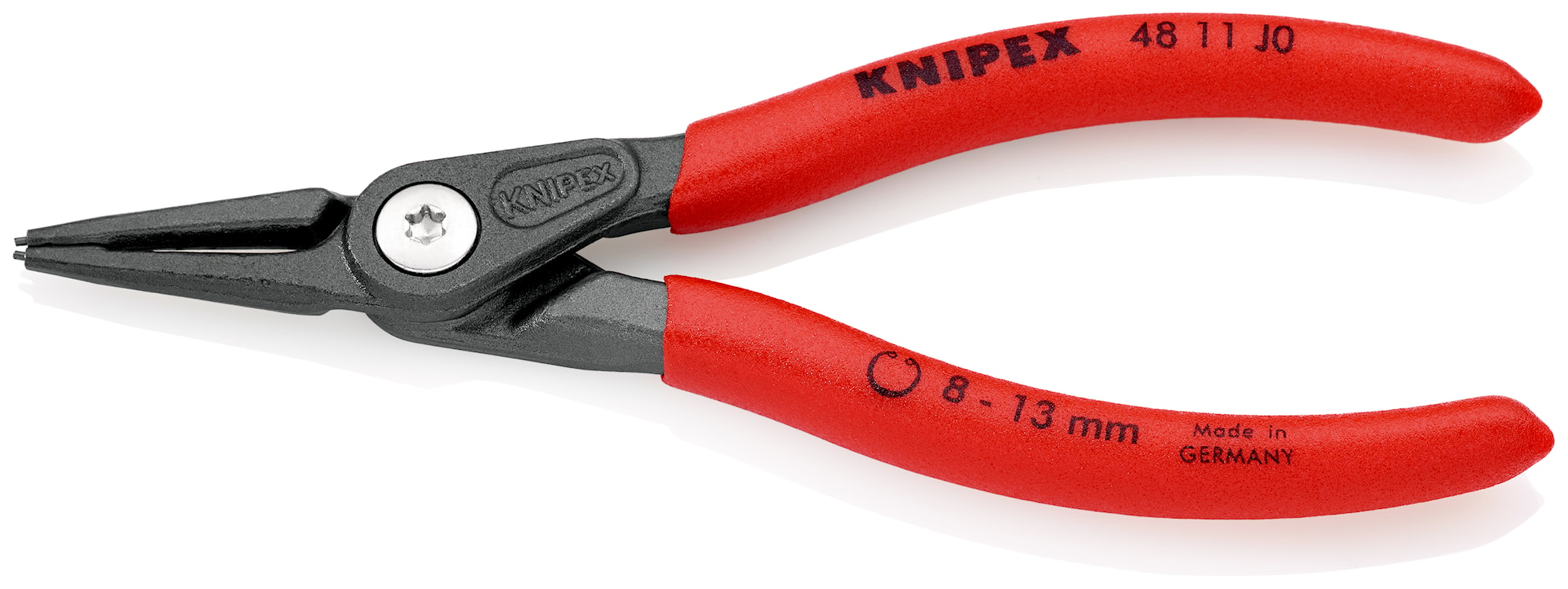 Knipex præcisions-låseringstang til indvendige ringe grå atramenteret 225 mm