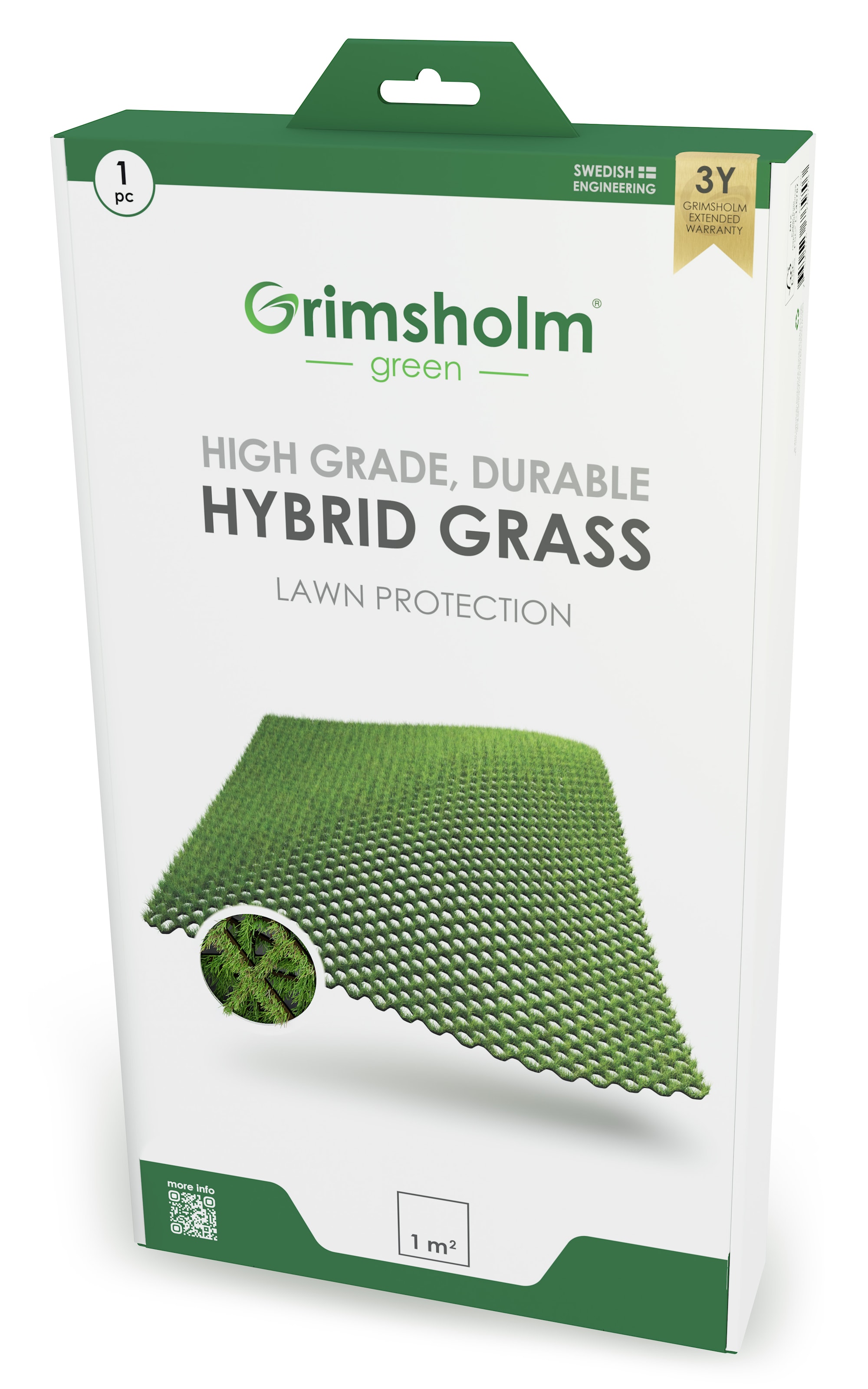 Grimsholm Hybrid grass Premium, 1x1m