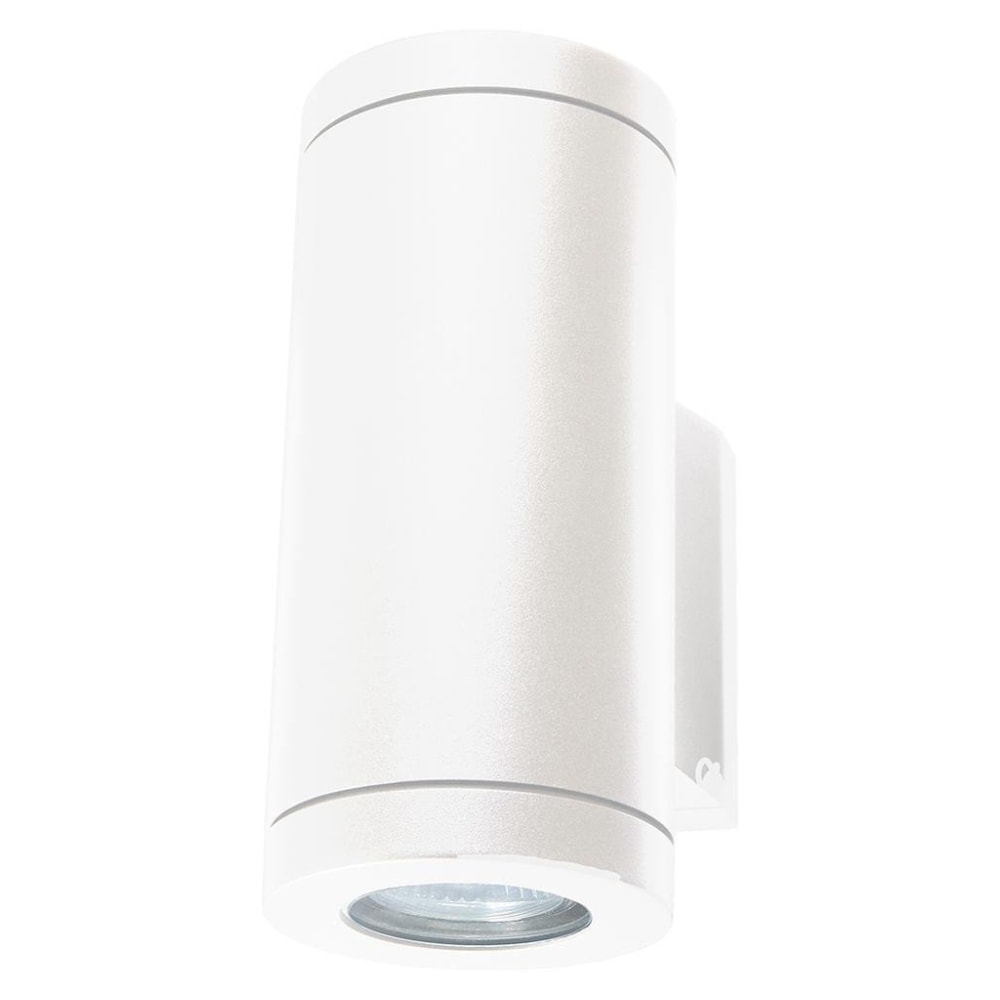 SG Metro væglampe i hvid 2 x GU10 IP65 Ø9 cm