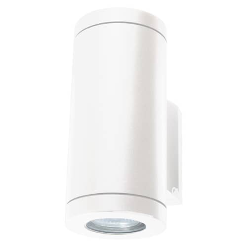 SG Metro væglampe i hvid 2 x GU10 IP65 Ø9 cm