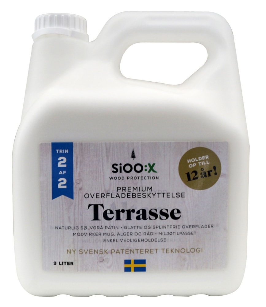Sioo:X vejrbeskyttelse til træ 5,0 liter