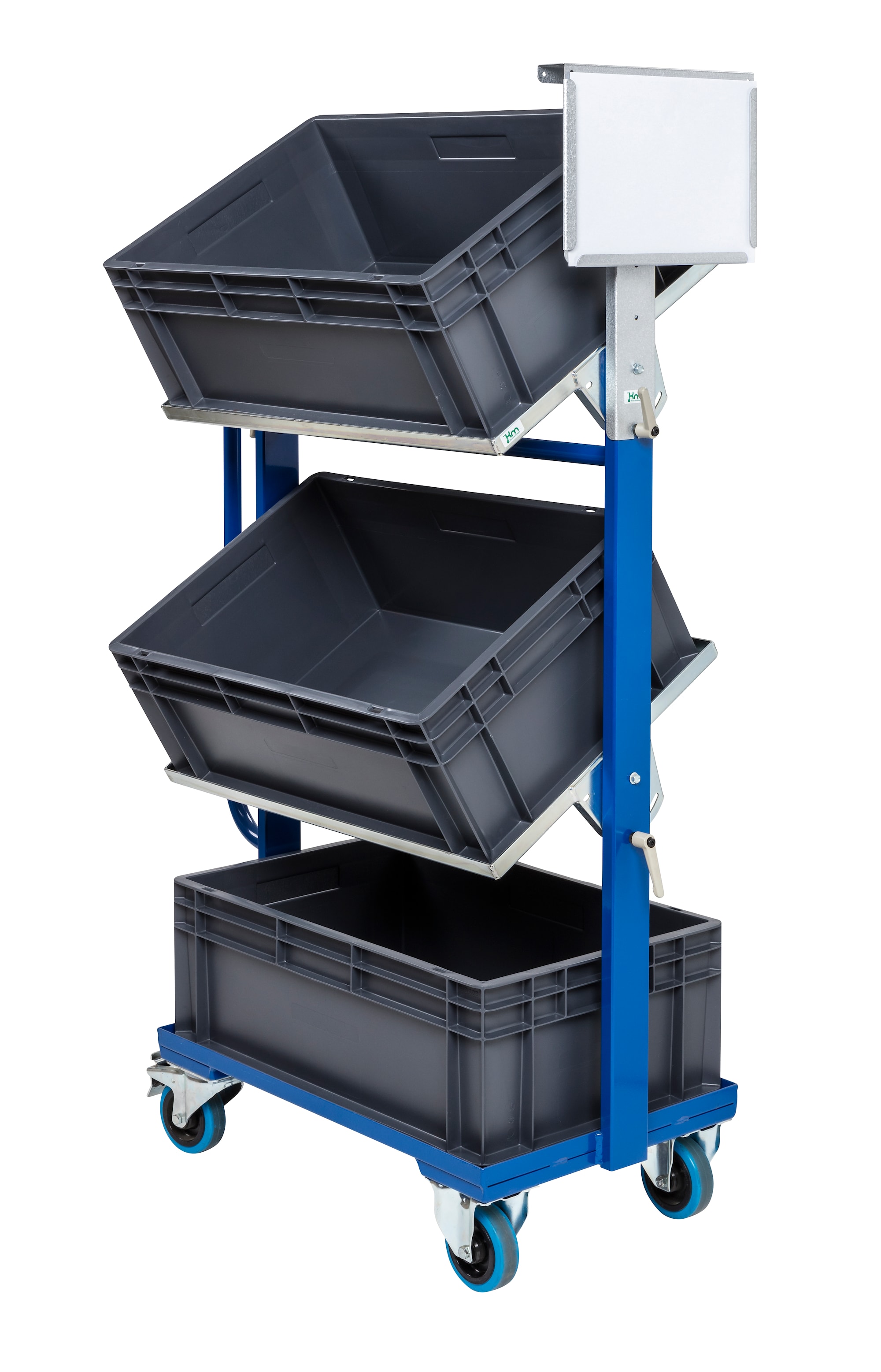 Kongamek elektrogalvaniseret vogn til materialehåndtering KMID-F1673E-A4L