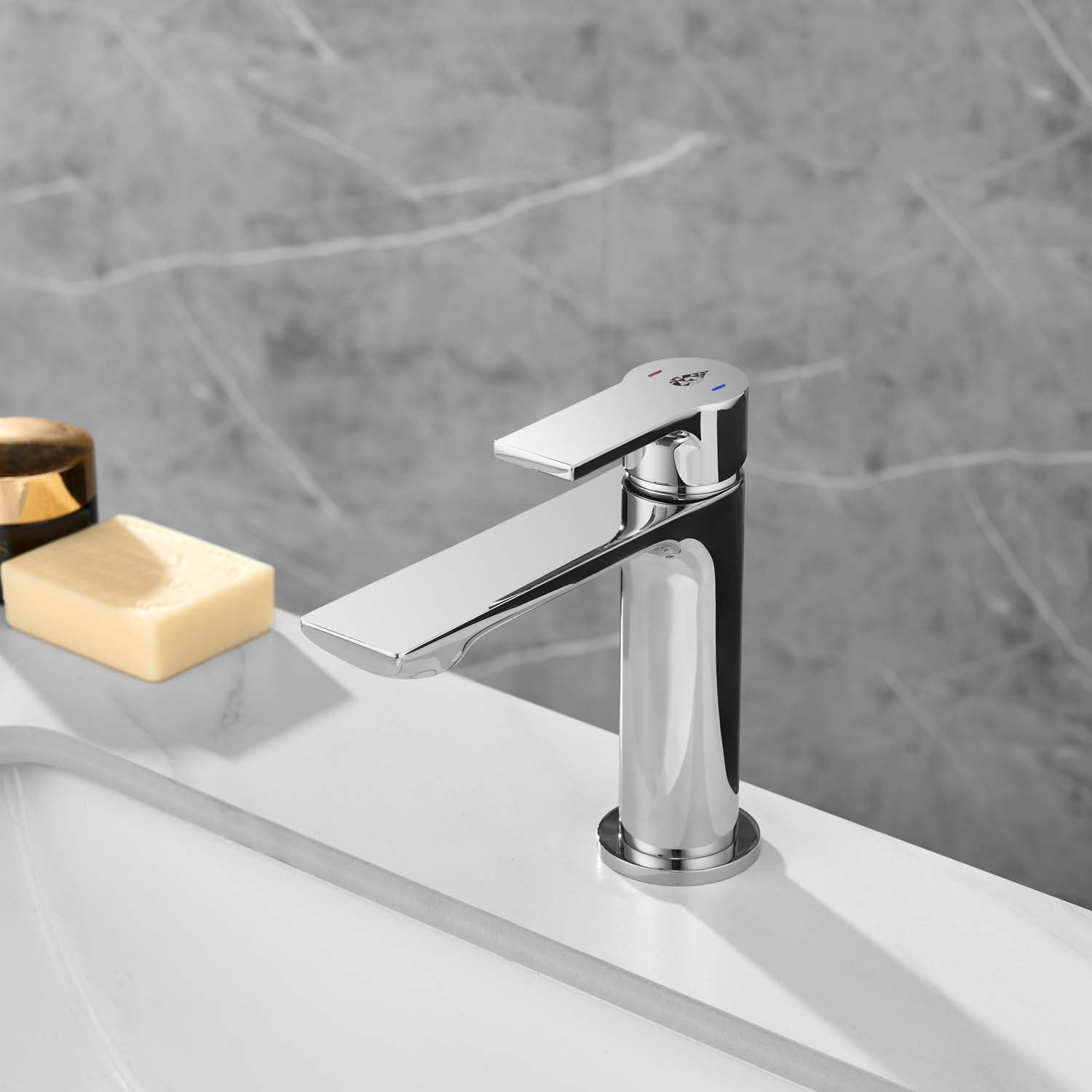 Bathlife Skimra håndvaskbatteri i sort