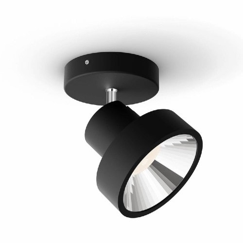 Philips myLiving Bukko single LED loftspot i sort med Scene Switch