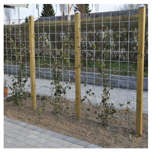 Hortus rionet espalier i galv. tillægsfag inkl. beslag og stolpe 90 x 150 cm