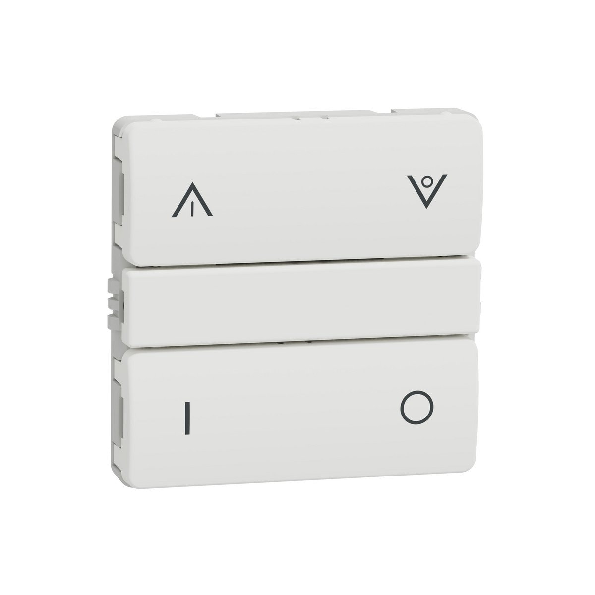 LK Fuga Wiser trådløs batteritryk i hvid 4 slutte