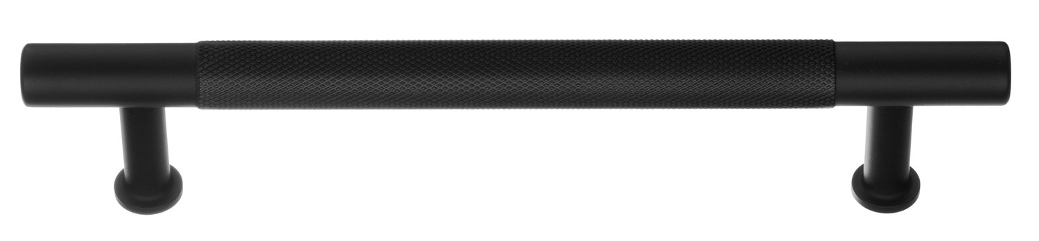 Beslagsboden bøjlegreb i poleret krom/riflet CC128 mm