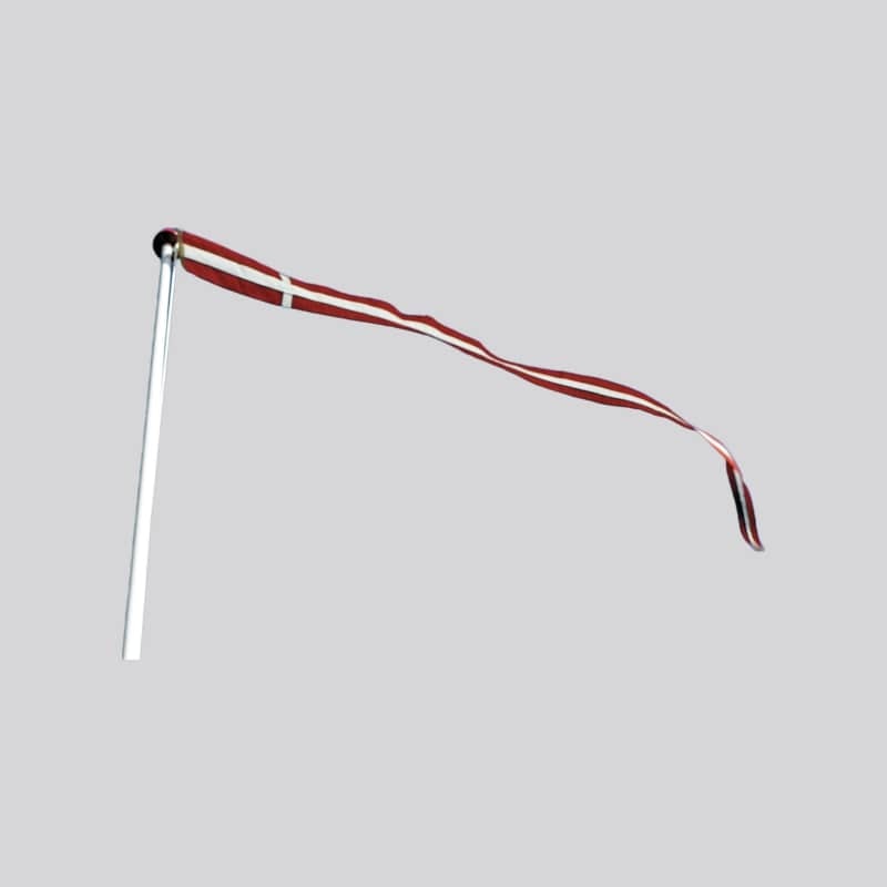 Dano Mast Dannebrogsvimpel 21 x 450 cm til flagstang 9 meter