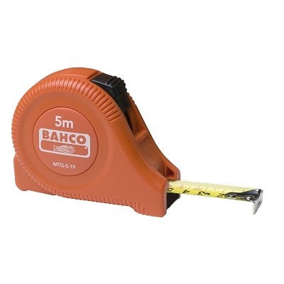 Bahco Målebånd MTG kort, stål, mm/mm, klasse 2