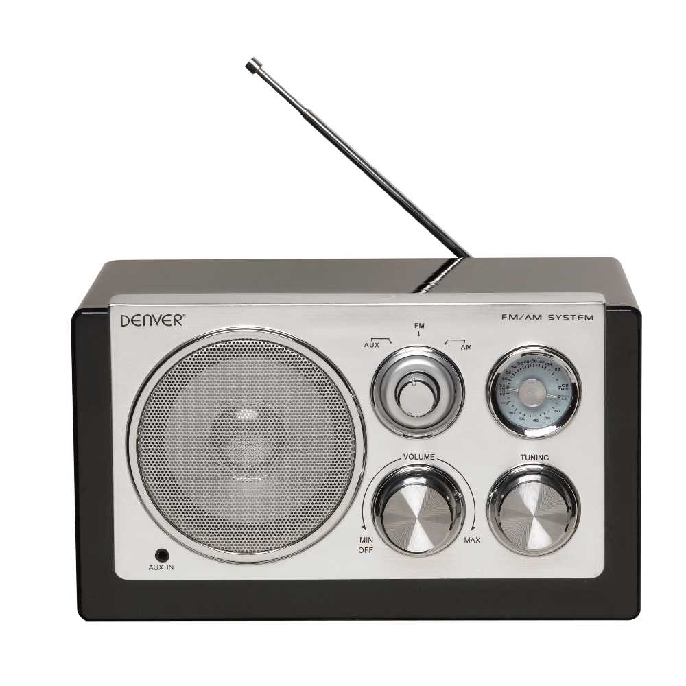 Denver TR-61 MK2 AM/FM radio med AUX