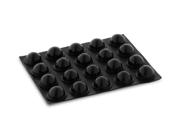 Dæmpere sort plast 20 stk.Sb