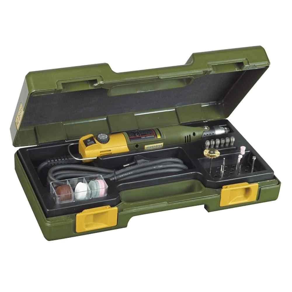 Proxxon Micromot 230/E20 mm bore- og fræsemaskine inkl. kuffert og 34 bits