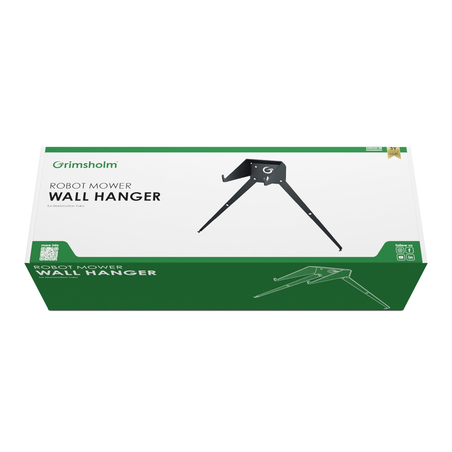 Grimsholm vægbeslag til Mammotion Yuka