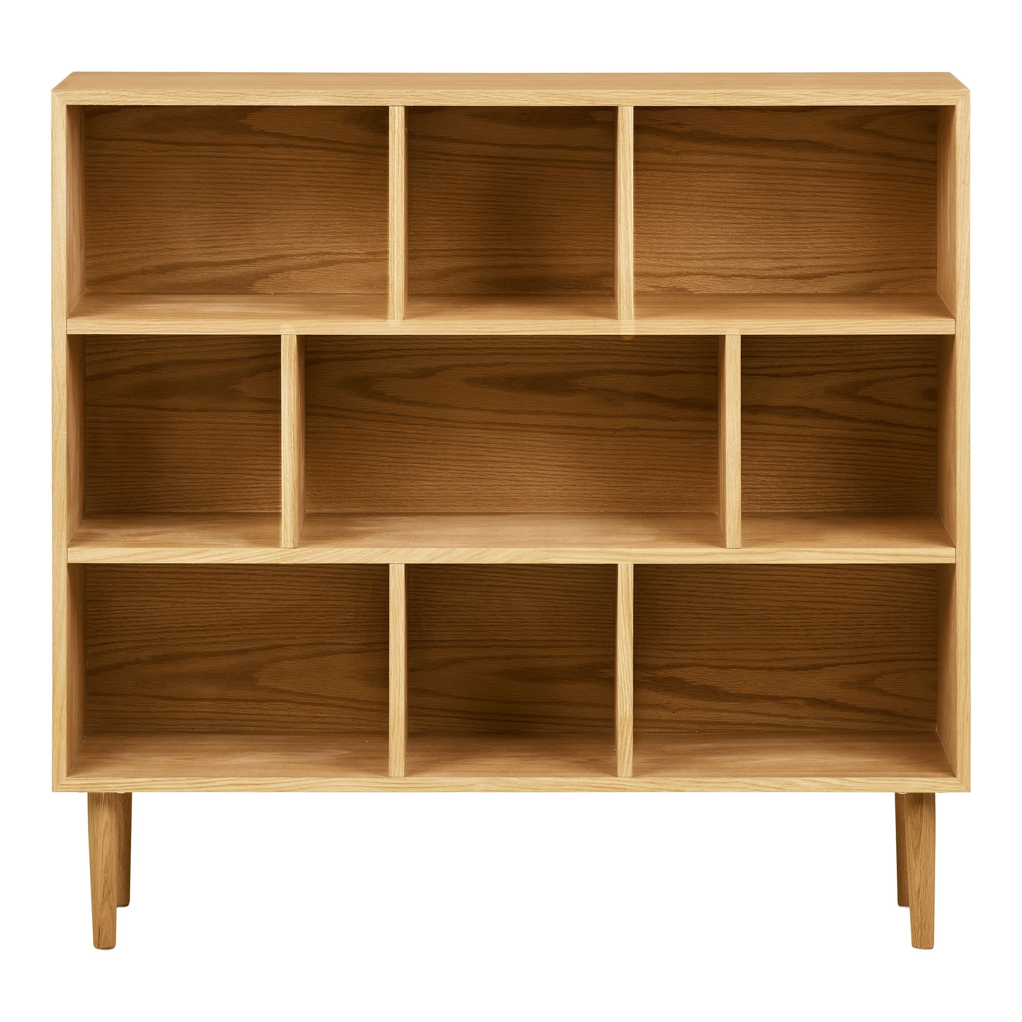 House Nordic Oshawa Bog reol, eg/egefiner, natur 30 x 112 x 104,5 cm