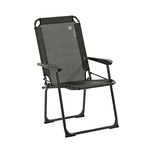 Travellife Como campingsstol i mørk grå, kompakt