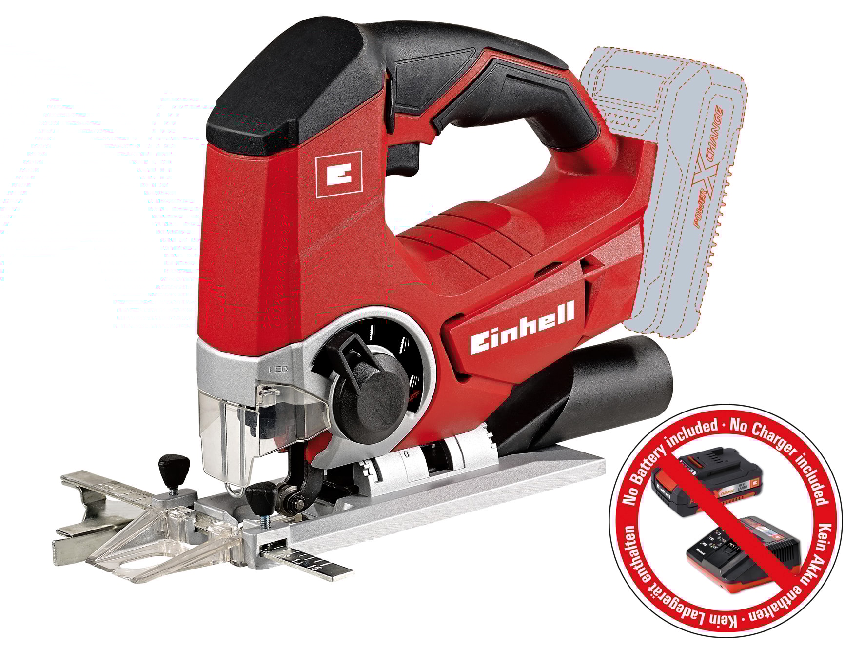Einhell TE-JS 18V Li stiksav uden batteri og lader