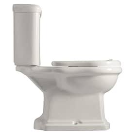 Lavabo Retro Monoblocco gulvstående toilet i hvid porcelæn med S-lås