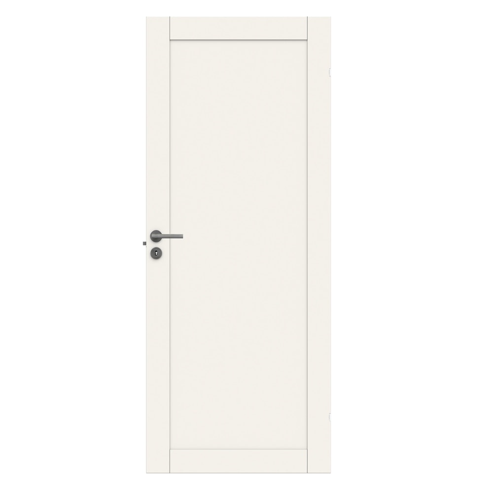 Swedoor Purity 01L 40 mm hvid massiv fyldningsdør 62,5x194 cm (7x20)
