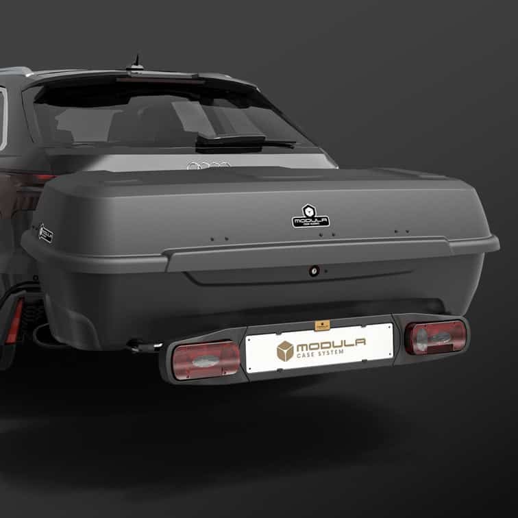 Modula ReLoader anhængerboks komplet med base